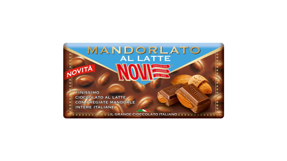 Novi tavoletta mandorlato al atte gr.100