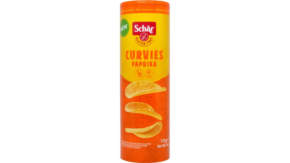 Schär Chips Curvies Paprika senza glutine 170 gr.