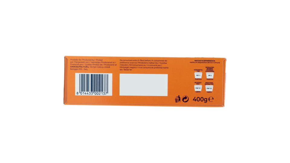 Chocolitaly torta carote gocce di cioccolato gr.400