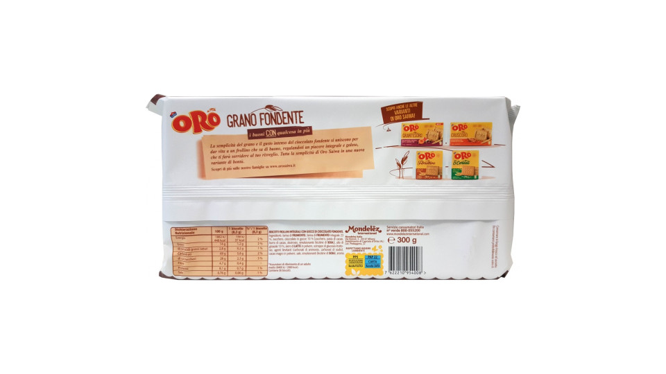 Saiwa oro grano fondente gr.300