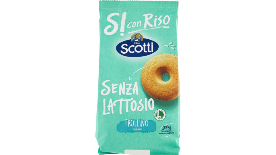 Riso Scotti Si con Riso Senza Lattosio Frollino con riso 350 gr.