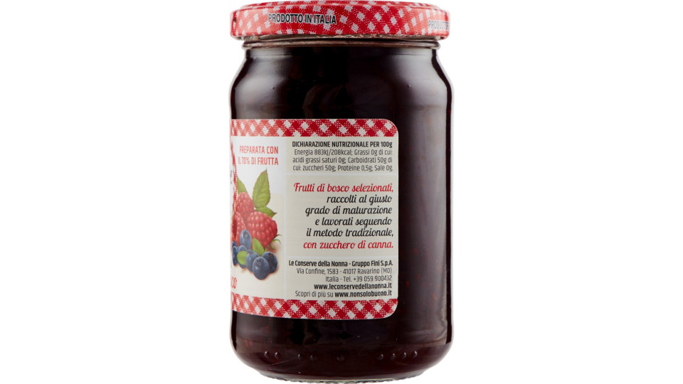 Le conserve della Nonna confettura extra ai frutti di bosco -...