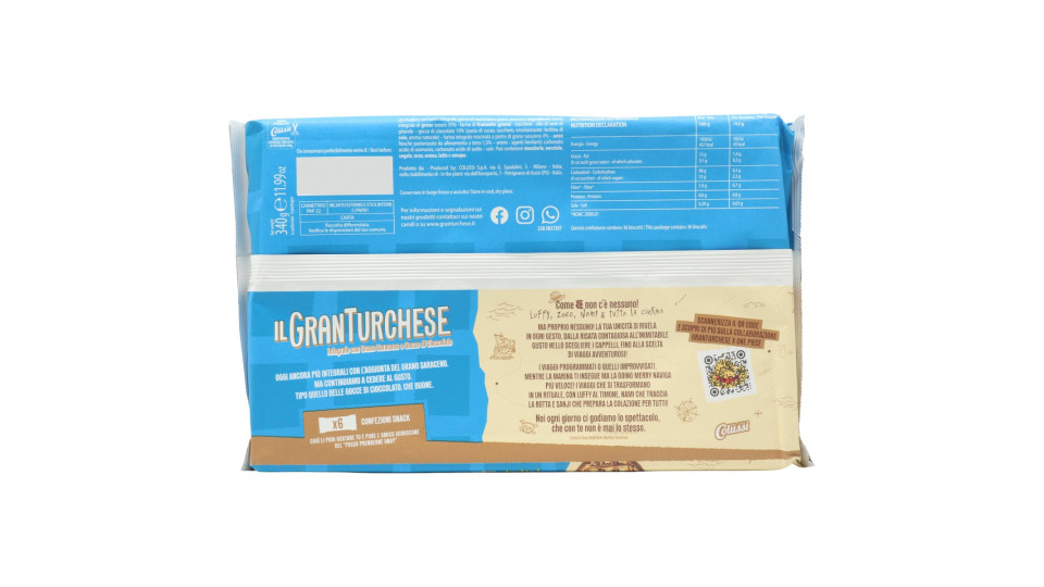 Colussi il GranTurchese Integrale con Grano Saraceno e Gocce...