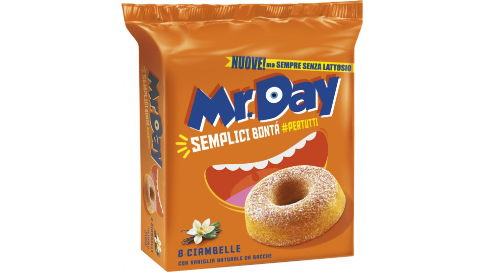 Mr Day ciambelle alla vaniglia x8 gr.320
