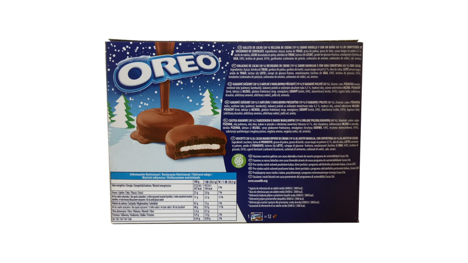 Saiwa Oreo Ricoperto di Cioccolato al latte gr.246