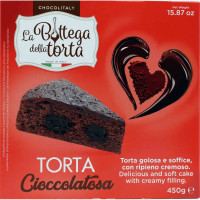 Chocolitaly torta cacao crema cioccolato gr.450