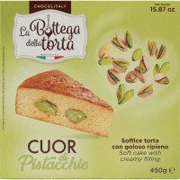 Chocolitaly torta vaniglia e crema ai pistacchi gr.450
