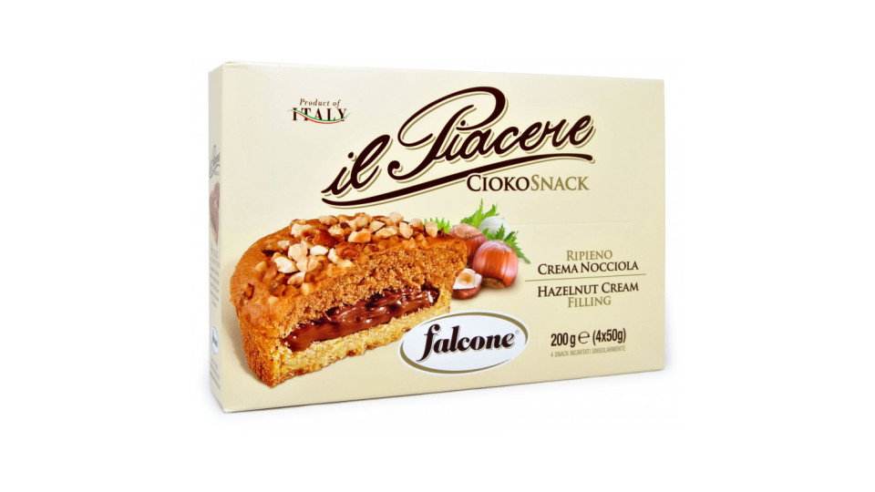Falcone il piacere crema nocciola gr.50x4