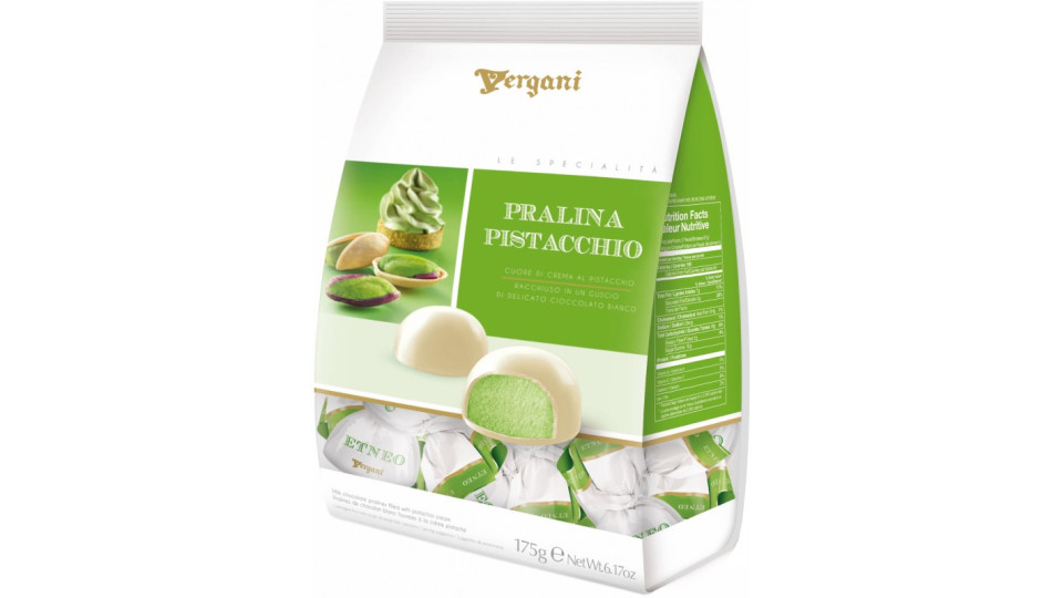 Vergani Le Specialità Pralina Piastacchio 175 g