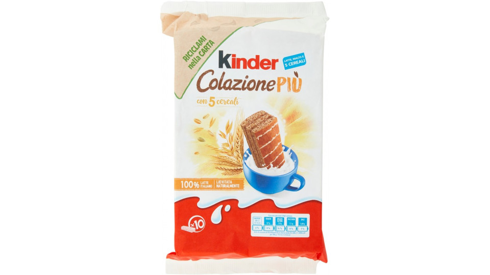 Kinder Colazione più 10 x 29 gr.
