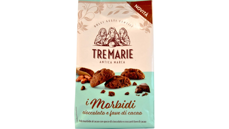Tre marie morbidi fave cacao e cioccolato gr-300