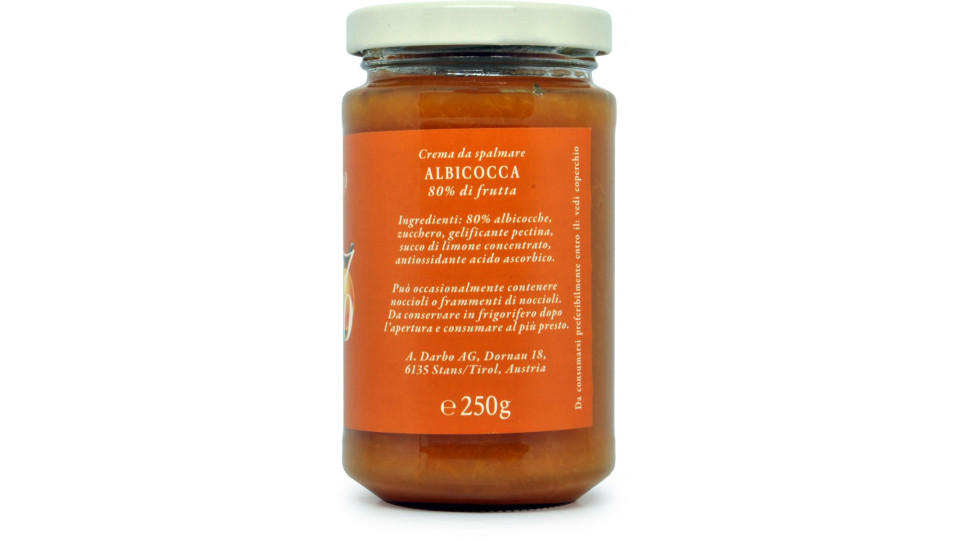 D'Arbo crema alle albicocche 80% gr.250
