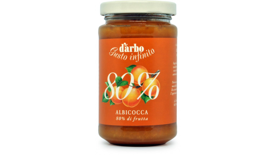 D'Arbo crema alle albicocche 80% gr.250