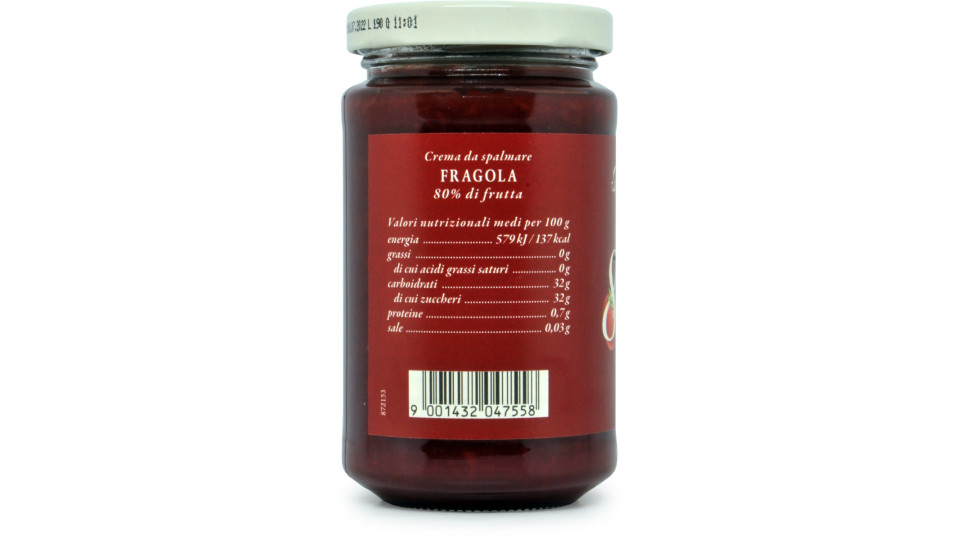 D'Arbo crema alle fragole 80% gr.250