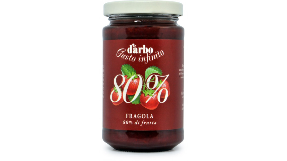 D'Arbo crema alle fragole 80% gr.250