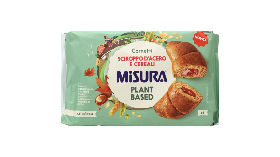 Misura cornetto natura sciroppo di acero gr298 pz.6