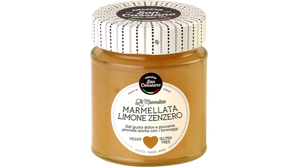 S.cassiano marmellata limone zenzero gr.170
