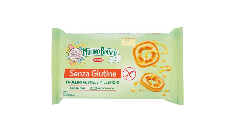 Mulino Bianco Biscotti Fior di Miele Senza Glutine Frollini al...