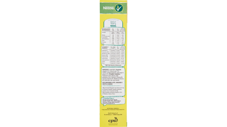 NESQUIK Palline di cereali integrali al cioccolato 375 gr.