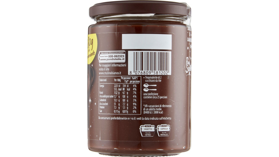 Pan di Stelle Crema al Cacao e Nocciole 380g