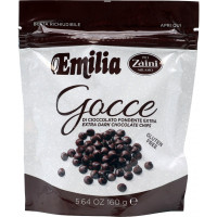 Zàini Emilia Gocce di Cioccolato Fondente Extra 160 g