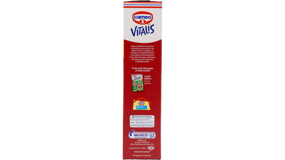 Cameo Vitalis choco granola con Cioccolato al Latte 500 g