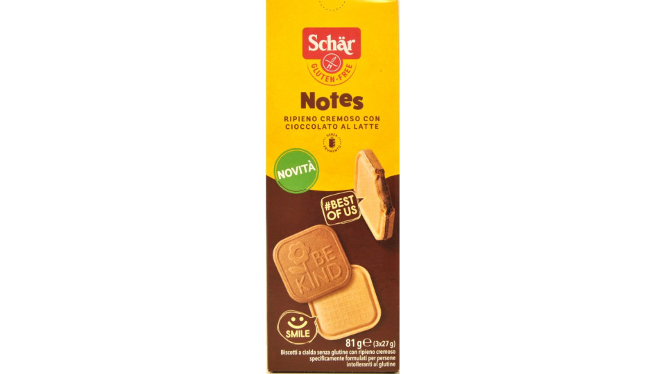 Schär biscotti Notes 3 x gr.27