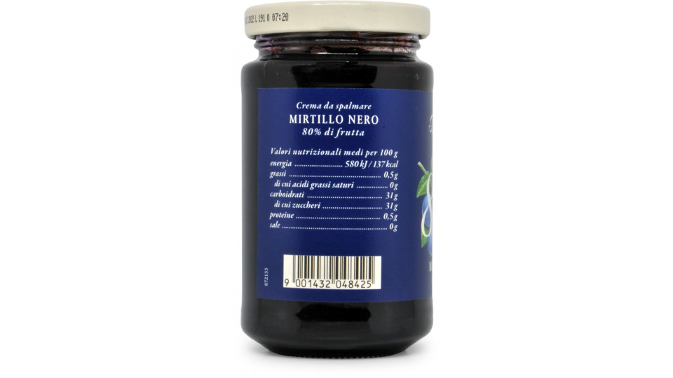 D'Arbo crema di mirtilli neri 80% gr.250