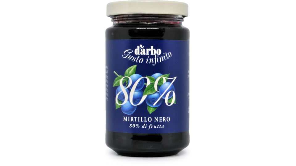 D'Arbo crema di mirtilli neri 80% gr.250