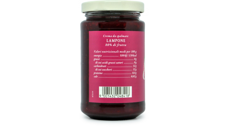 D'Arbo crema ai lamponi 80% gr.250