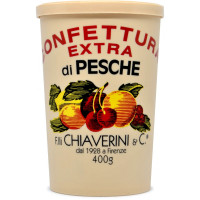 Chiaverini confettura extra alle pesche gr.400