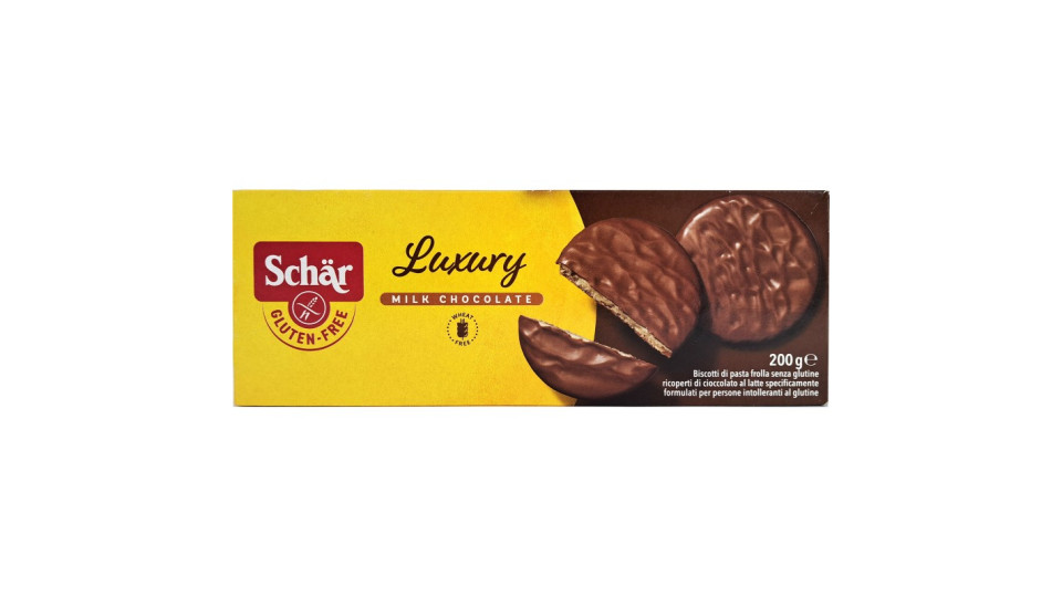 Schär Luxury biscotti ricoperti al cioccolato gr 200