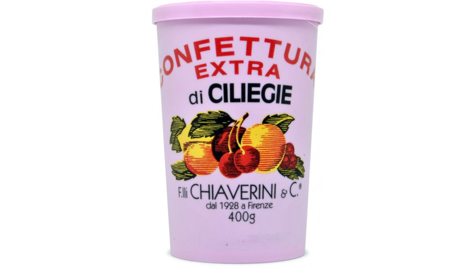 Chiaverini confettura extra alle ciliege gr.400