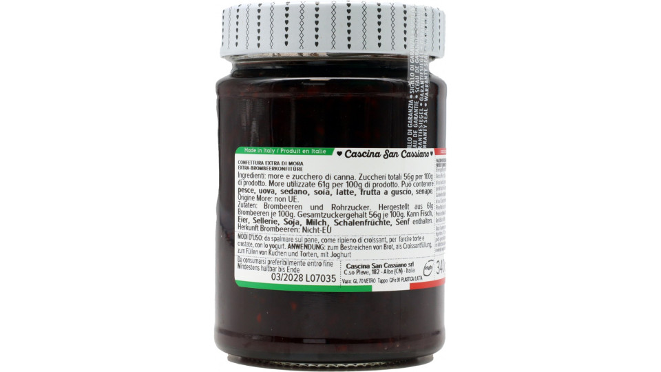 S.cassiano confettura more gr.340