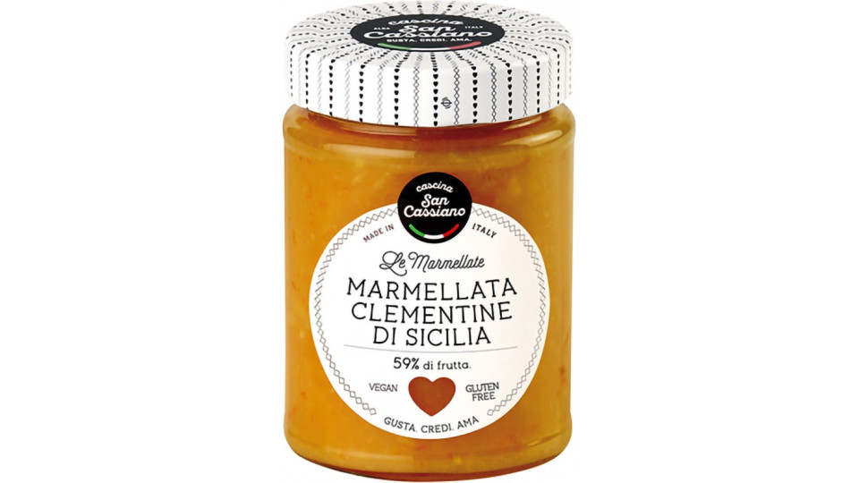 S.cassiano marmellata clementine di Sicilia gr.340