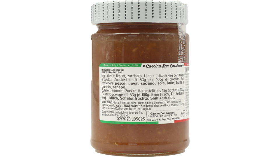 S.cassiano marmellata limoni gr 340
