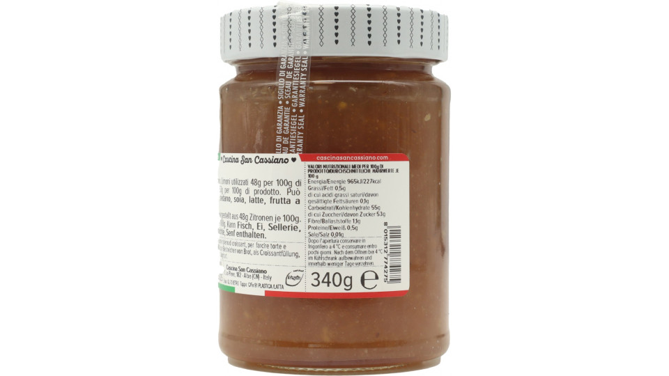 S.cassiano marmellata limoni gr 340