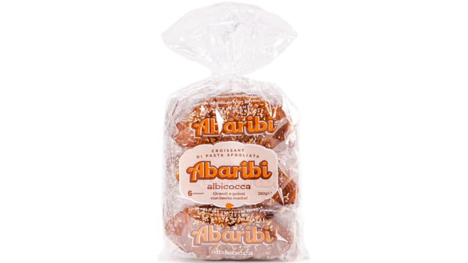 Abaribi croissant albicocca - gr.300 x6