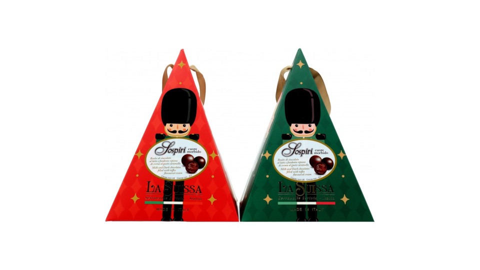 La Suissa Chocolate Sospiri Scatola Regalo Piramide 200 g