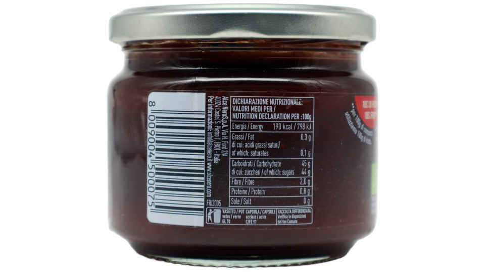 Alce nero bio composta fragole gr.270