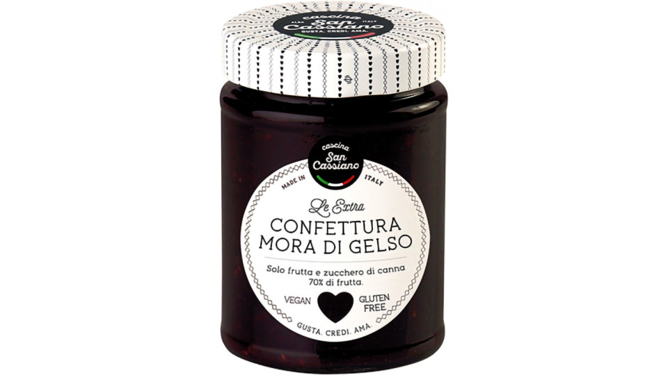 S.cassiano confettura gelso nero gr.340