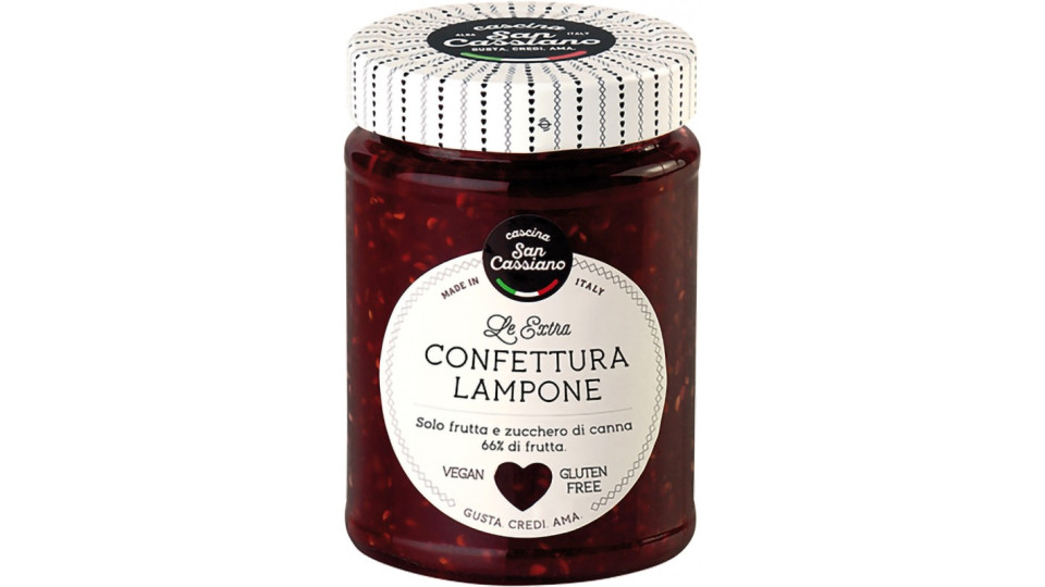 S.cassiano confettura ai lamponi gr.340