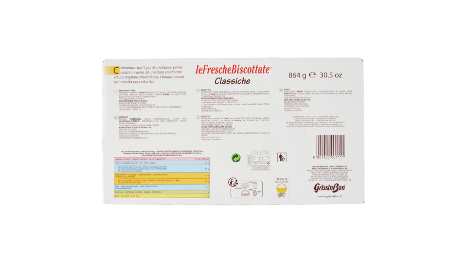 GrissinBon leFrescheBiscottate Classiche gr.18x48