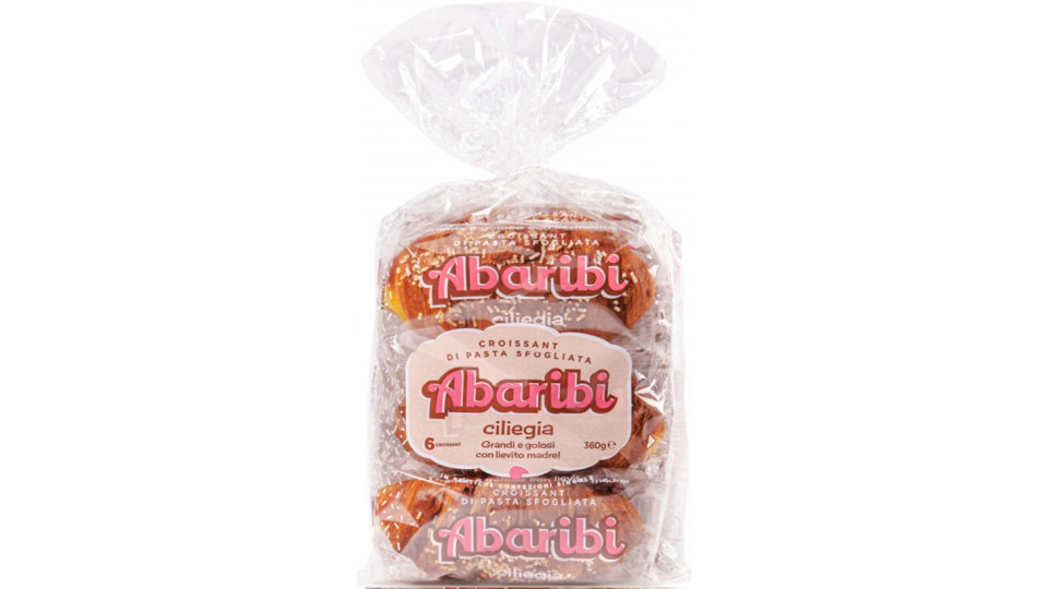Abaribi croissant ciliegia - gr.300 x6