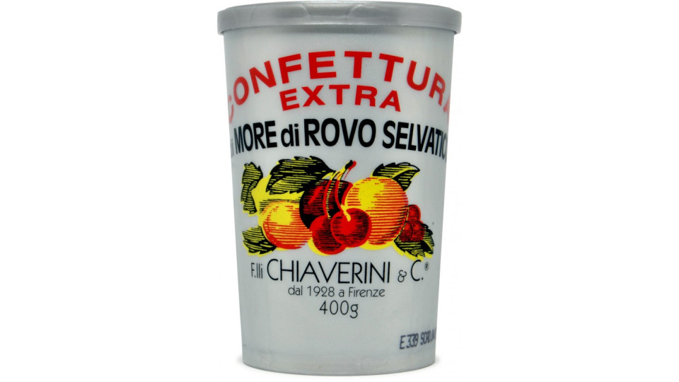 Chiaverini confettura extra di more gr.400