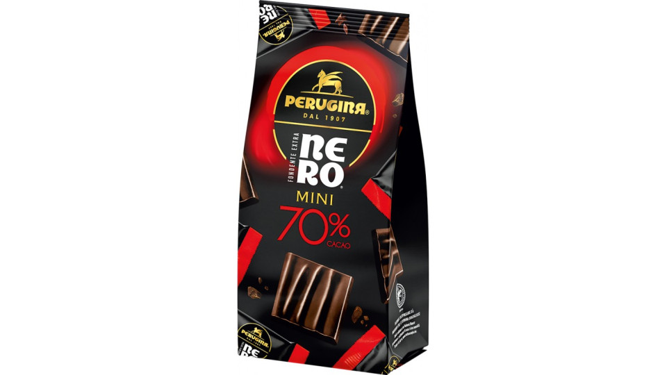Perugina nero sacchetto lastrine 70% gr.150