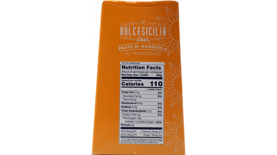 Dais paste di mandorla mandarino gr.220