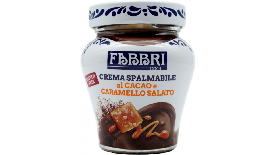 Fabbri crema spalmabile al cacao e caramello salato gr.200