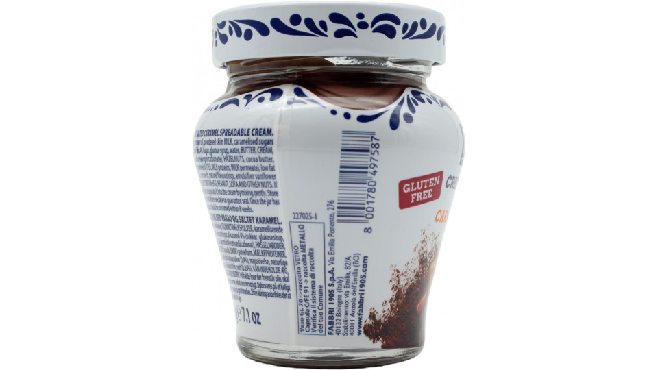 Fabbri crema spalmabile al cacao e caramello salato gr.200