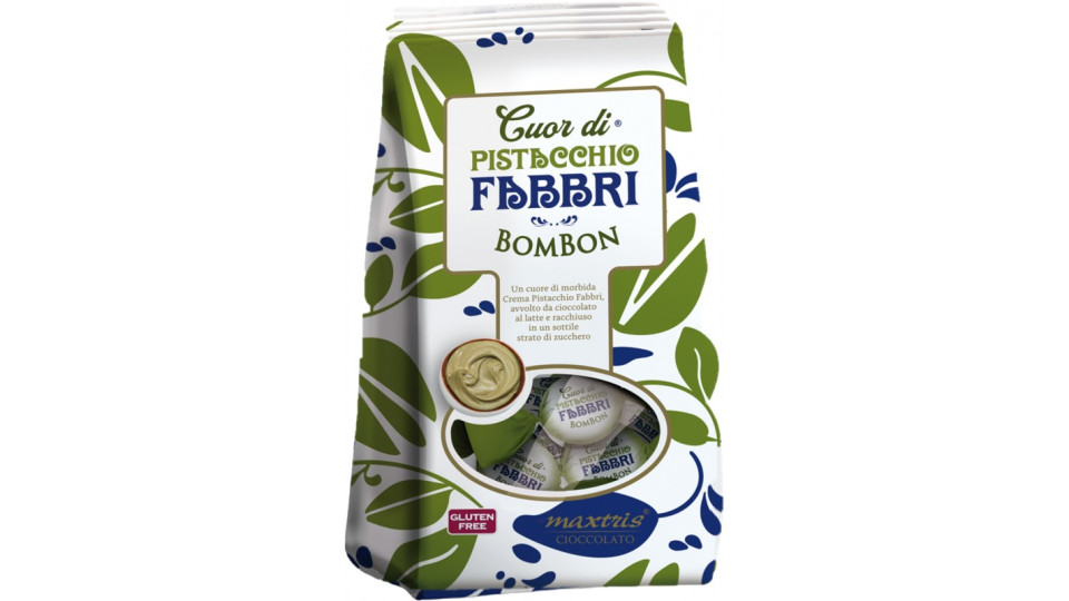 Fabbri bombon cuor di pistacchio gr.120